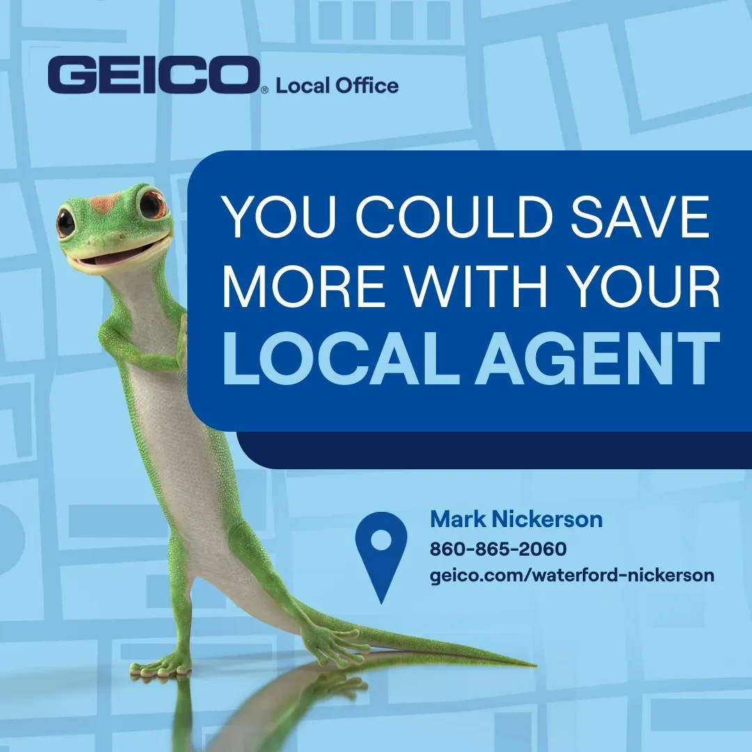auto-home-motorcycle-umbrella-insurance-waterford-ct-geico-nickerson-insurance-agency (1) GEICO local agent Mark Nickerson serving Waterford, Connecticut